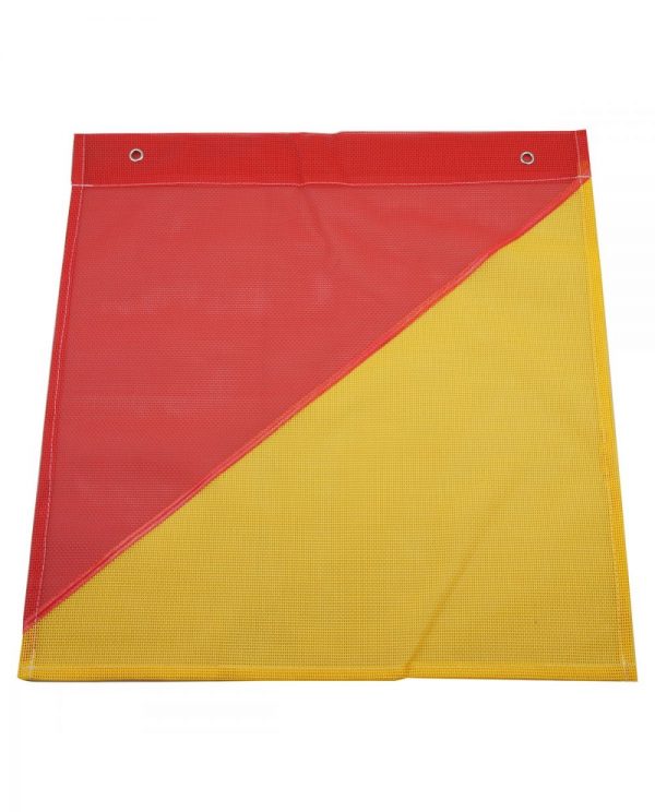 ASW Oversized Load Flag – Red/Yellow